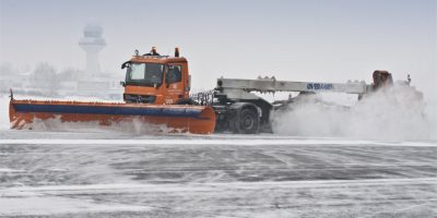 Odśnieżanie Okęcia