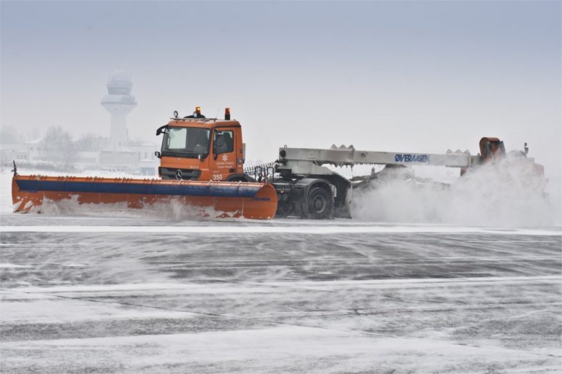 Odśnieżanie Okęcia